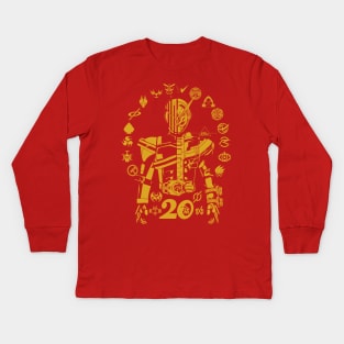 Decade Zio 20th Heisei Generations Kids Long Sleeve T-Shirt